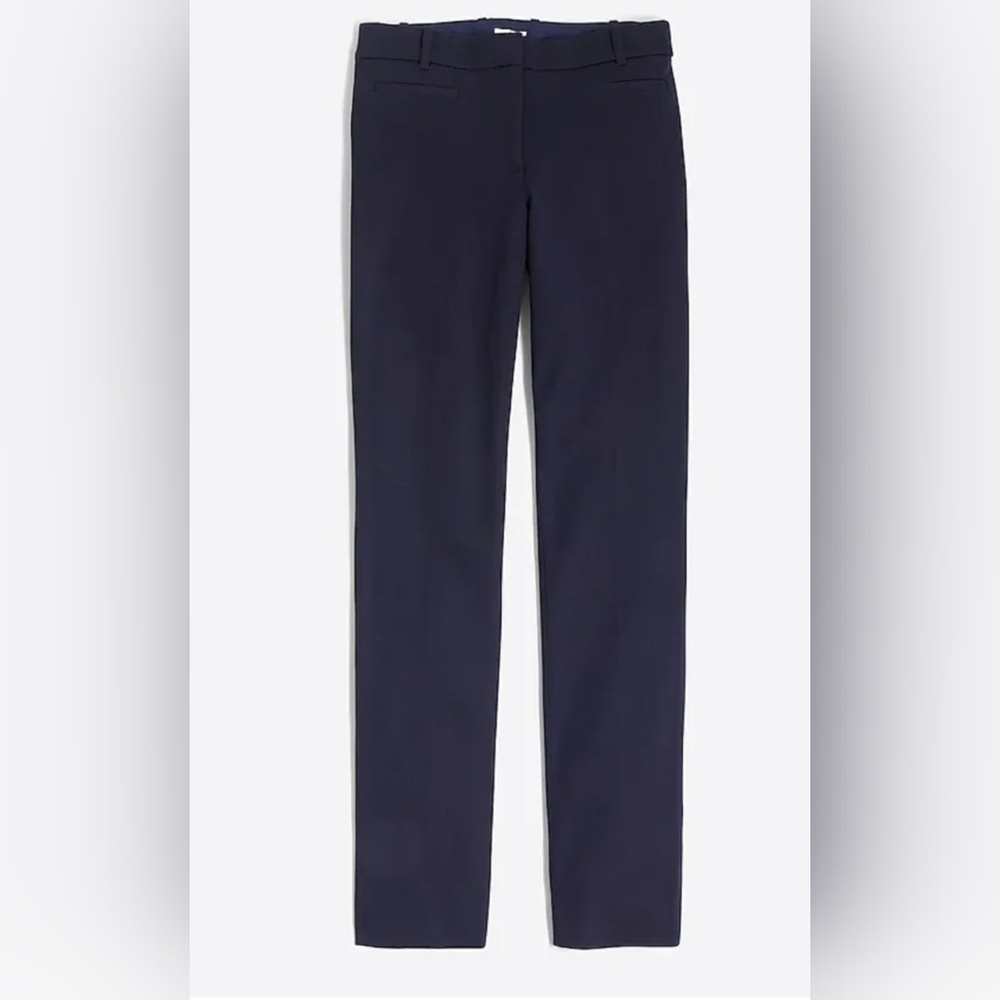 J.Crew Factory Lexie Pants Navy Skinny Leg Crop Women's Size 8
